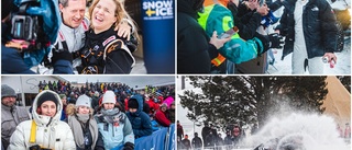 Motorentusiaster trotsade snöstorm för Race of Champions: "Vi har åkt 800 kilometer för att komma hit"