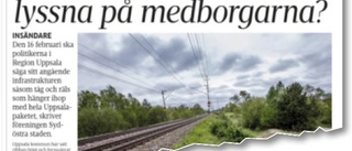 Vi måste planera för ett växande Uppsala