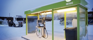 Få tankställen för biogas