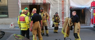 Larm om brand var torrkokning