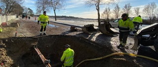 Vattenläcka i Trosa – hushåll på Öbolandet och Lagnö påverkade