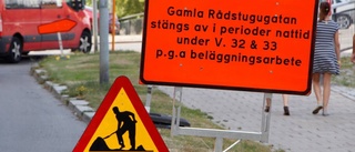 Boende störs av nattligt gatuarbete