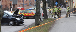 Treans spårvagnslinje stod still efter olycka