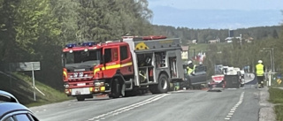 Efter måndagens trafikolycka på E4 vid Lövånger – polisen söker vittnen 