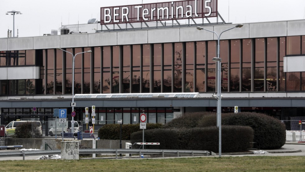 Nybyggda internationella flygplatsen i Berlin. Arkivbild.