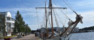 Segelfartyget Atlantica har lagt till i Södra hamn: "Årets höjdpunkt"