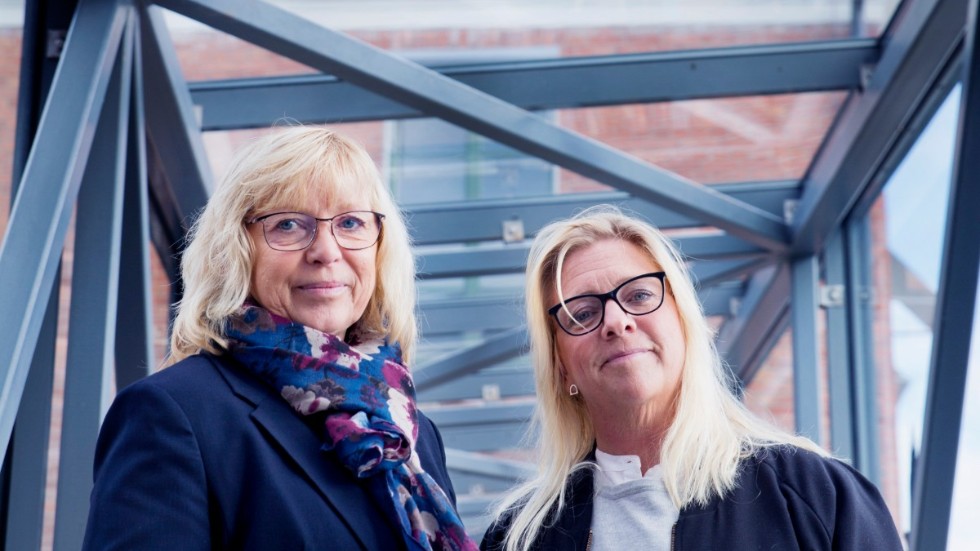 Regionstyrelsens ordförande Eva Nypelius (C) och oppositionsrådet Meit Fohlin (S).