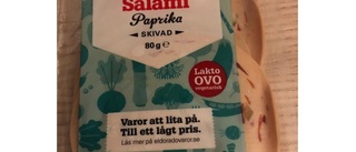 "Vegetarisk" salami återkallas