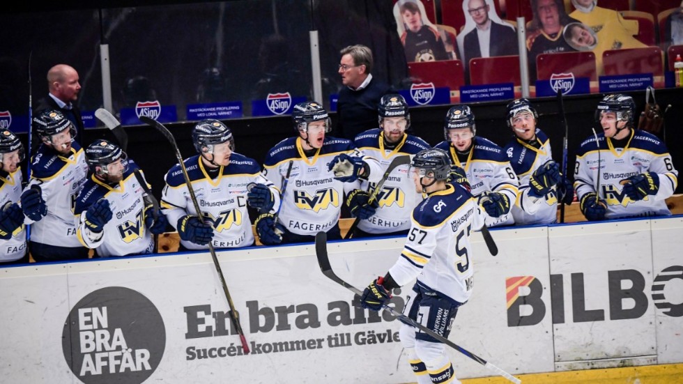 HV71 slog Troja Ljungby med 6–3 i Smålandslagens första match sedan 1985. Arkivbild.