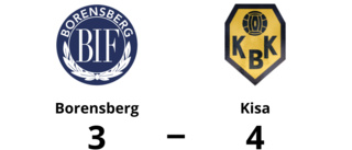 Kisa vände och vann mot Borensberg