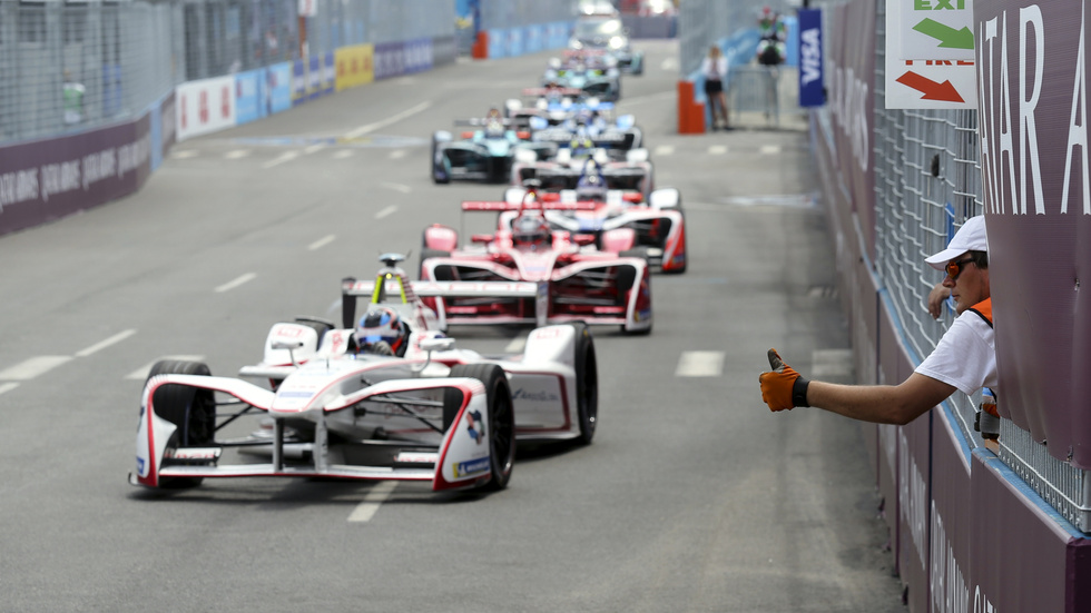 Formula E. Racing med eldrift.