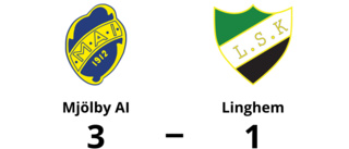 Mjölby AI besegrade Linghem med 3-1