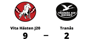 Storseger för Vita Hästen J20 hemma mot Tranås