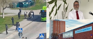 Här går maskerat gäng till attack – vid skola