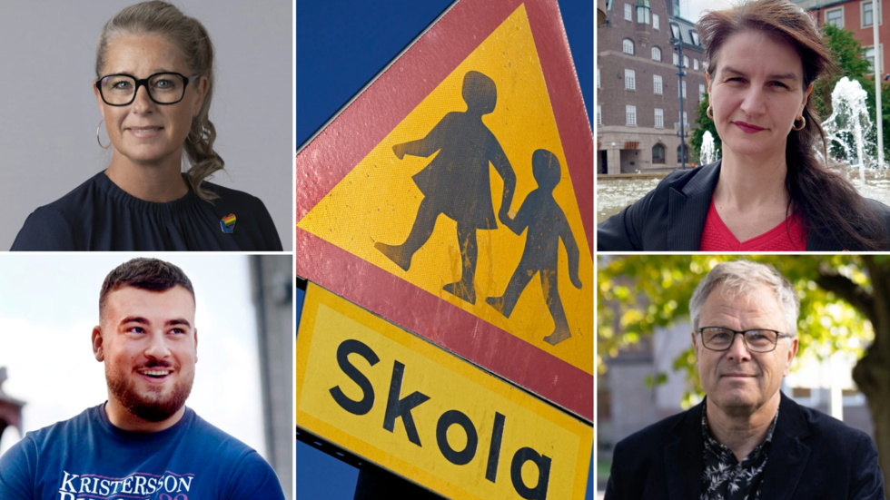 Liberalernas Camilla Cederlöf och Vänsterpartiets Maria Chergui har tillsammans med Kristdemokraternas Paul Sabo och Centerpartiets Anders Nordin yrkat att kommunens överskott ska användas till skolan.