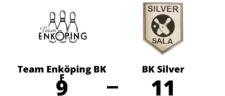 Team Enköping BK F föll med 9-11 mot BK Silver