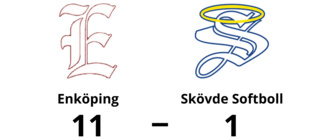 Seger med 11-1 för Enköping mot Skövde Softboll