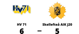 HV 71 starkast i straffläggningen mot Skellefteå AIK J20