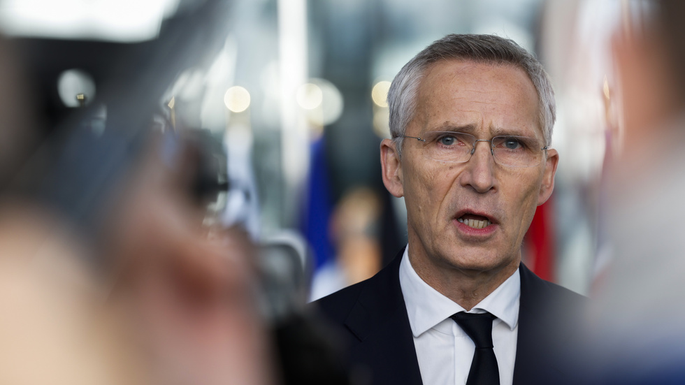 Natos generalsekreterare Jens Stoltenberg räknar med svenskt medlemskap i Nato inom kort. Arkivbild.