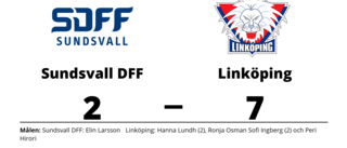 Linköping utklassade Sundsvall DFF på bortaplan