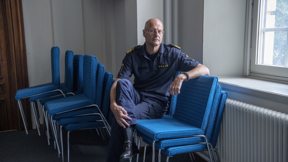 Polisen misstänks för brott mot arbetsmiljölagen för sin hantering av tidigare polismästaren Mats Löfving som hittades död efter en pressträff som pekade ut honom som jävig. Arkivbild.