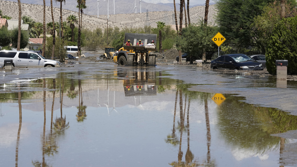 El Niño-effekter som ökad nederbörd drabbar vanligtvis delar av södra Sydamerika, södra USA, Afrikas horn och Centralasien. Bilden är tagen i USA-delstaten Kalifornien i augusti i år.