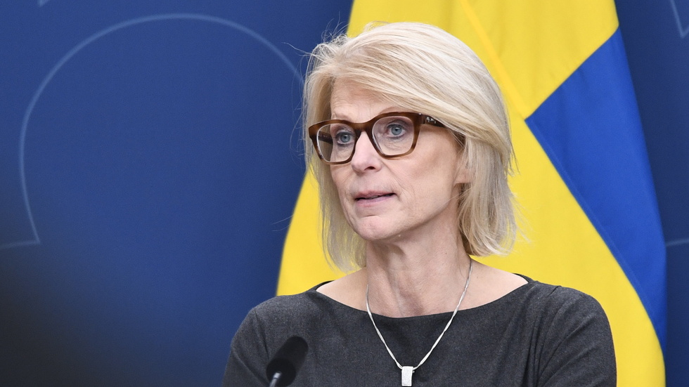 Finansminister Elisabeth Svantesson (M). Arkivbild.