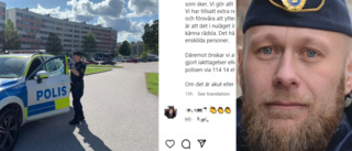 Polisen la ut bild från Brandkärr – trots att inget hänt där