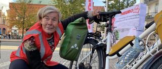 Jenny, 54, är på sitt livs cykeltur genom landet