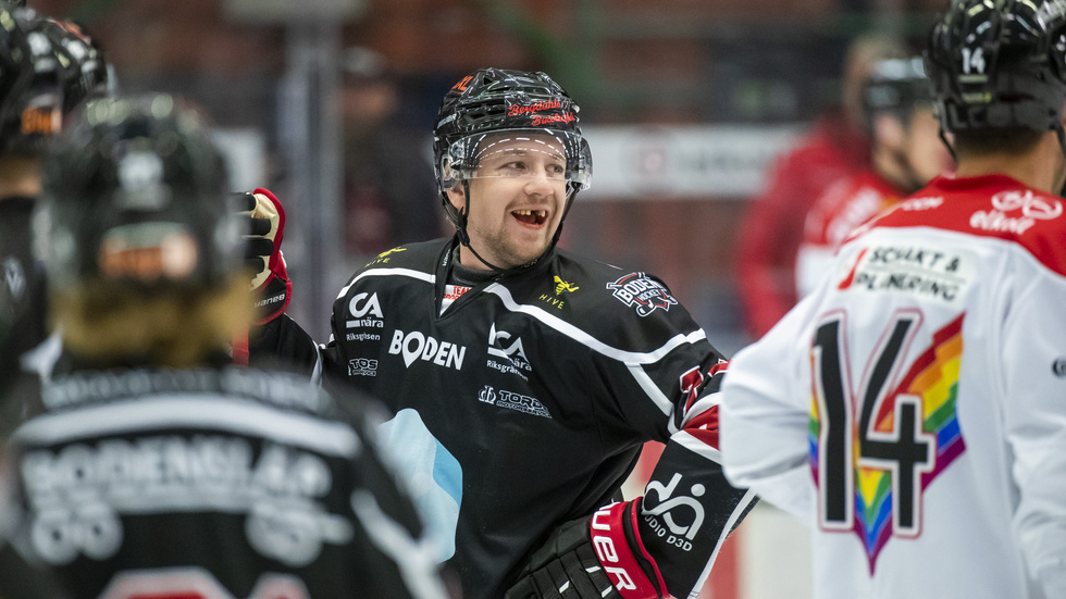 Viktor Sandberg stod för 6-0-målet i segermatchen mot Kiruna IF.