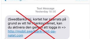 Svenska storbanken varnar för bedragare