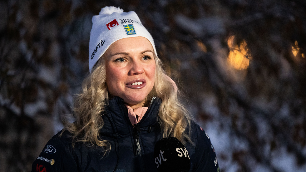 Emma Ribom står på startlinjen när världscupen körs i Gällivare.