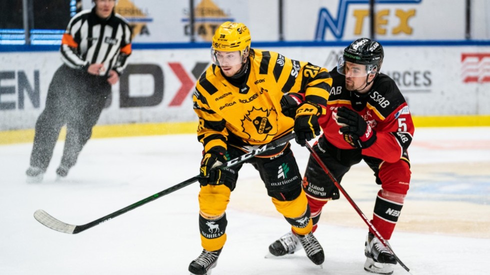 Eddie Larsson förklarar situationen som föranledde Skellefteås kvittering.