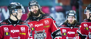 Boden Hockey straffades hårt när handskarna kastades