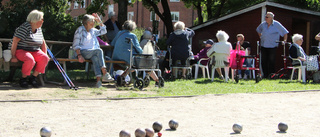 Träffpunkterna håller stängt - då spelar de boule här