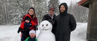 Gott nytt år från snögubbarna i Tallhed