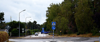 Breviksrondellen avstängd för genomfart