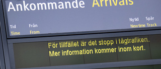 Förseningar i tågtrafiken efter signalfel