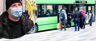 Nu ska munskydden på i kollektivtrafiken