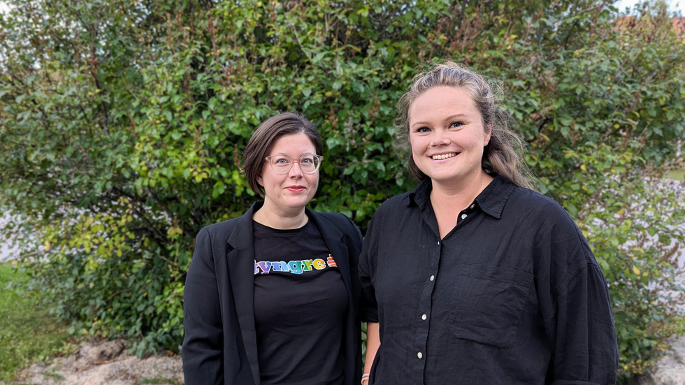 Ordförande Elisabeth Qvarnström är glad att kunna välkomna Amanda Lundberg Eriksson som ny verksamhetsutvecklare på Kvinnojouren Lillasyster.