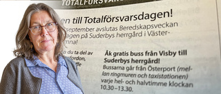 "Curlande för Visbybor gör mig sur"