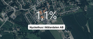 Nyckelhus i Mälardalen AB tappade 25,6 procent av intäkterna