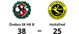 Storförlust för Hultsfred – 25-38 mot Örebro SK HK B