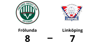 Linköping besegrades på bortaplan av Frölunda