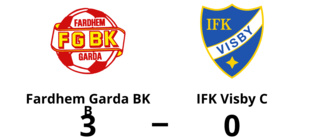 Fardhem Garda BK B segrade mot IFK Visby C på Fardhem IP