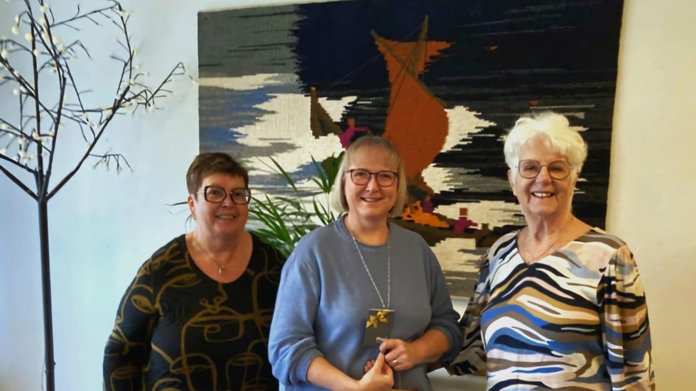 Siv Hansson, Anna-Stina Eriksson och Inger Holmström.