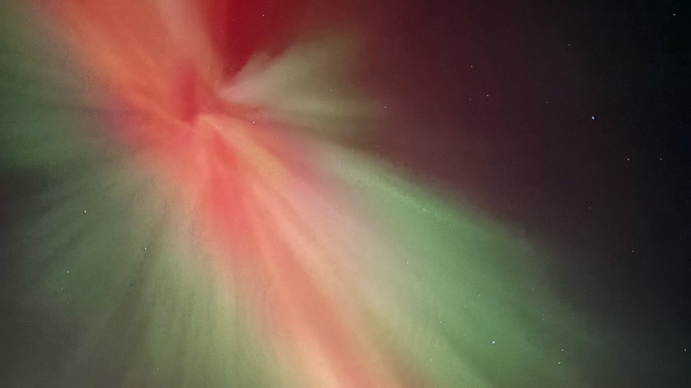 Aurora borealis.