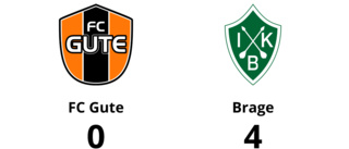 FC Gute förlorade mot Brage i P16 Div 1 Region 5 herr