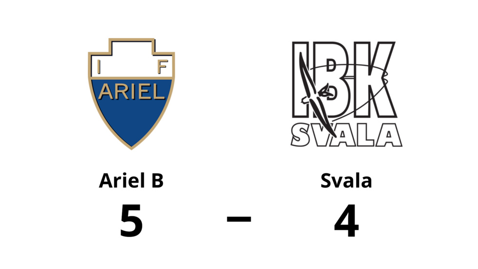 IF Ariel B vann mot IBK Svala