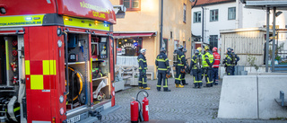 Larm om brand i källare på Stora torget – hittade ingen eld